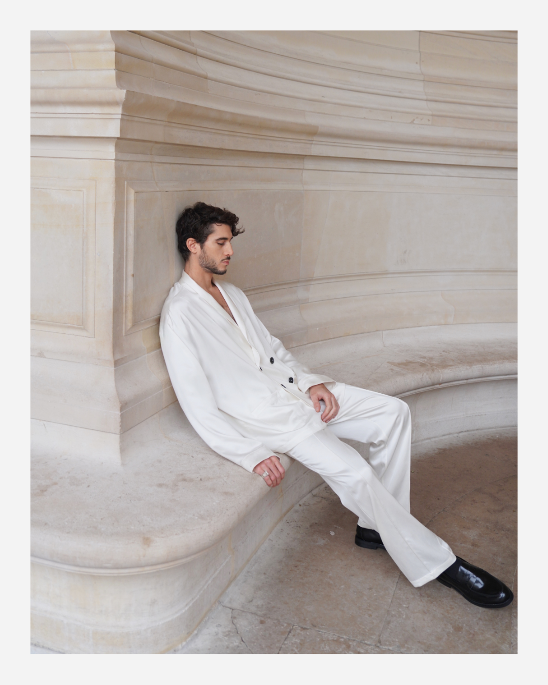 ASTOR JACKET IN IVORY