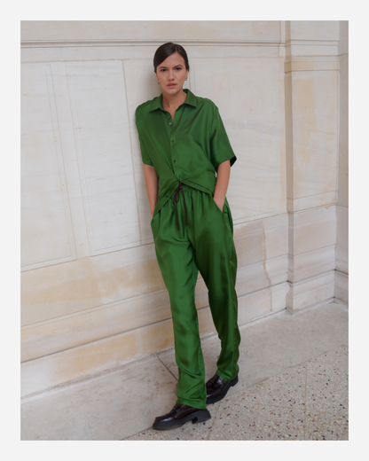 RYDER TROUSERS IN GRASS GREEN