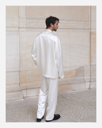 EDEN TROUSERS IN PURE IVORY