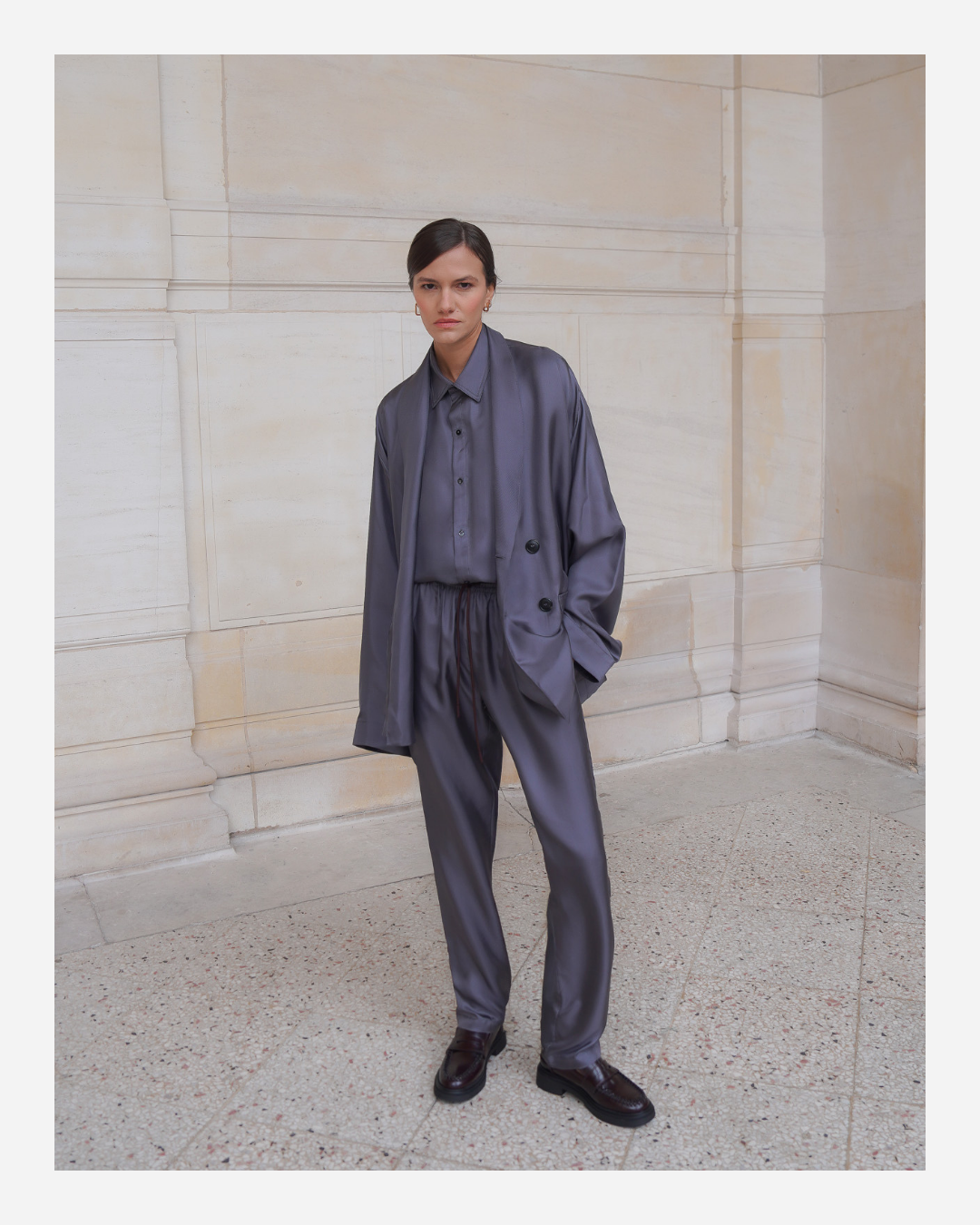 ASTOR JACKET IN ASH GRAY