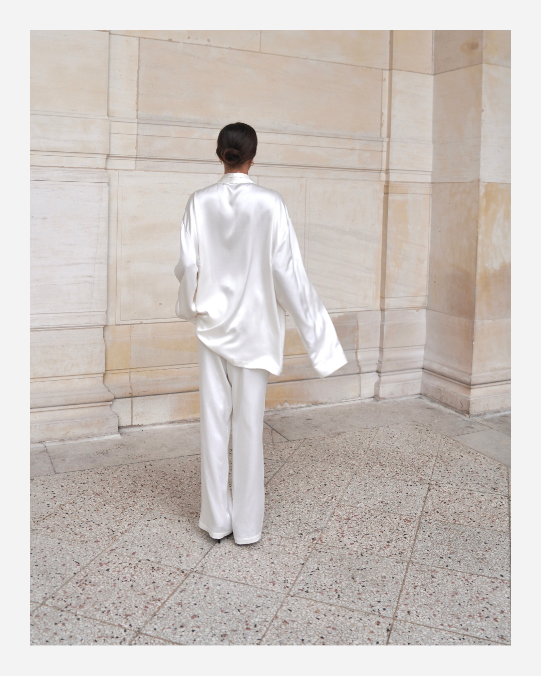 ASTOR JACKET IN PURE IVORY