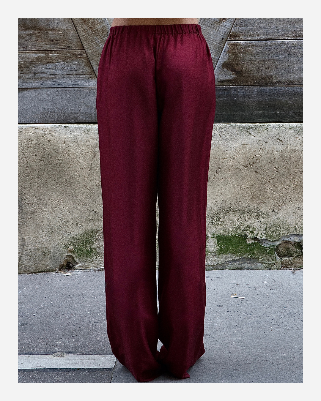 YORK TROUSERS IN MERLOT