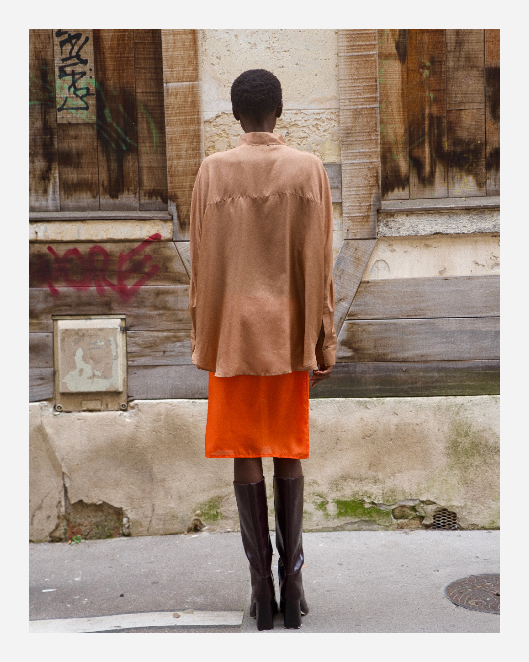 KATE SKIRT IN ORANGE