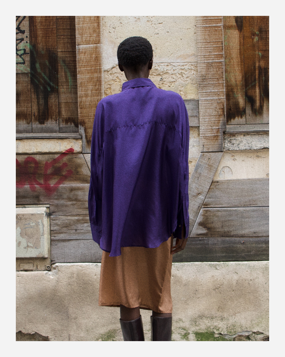 HALEY SHIRT IN PURPLE