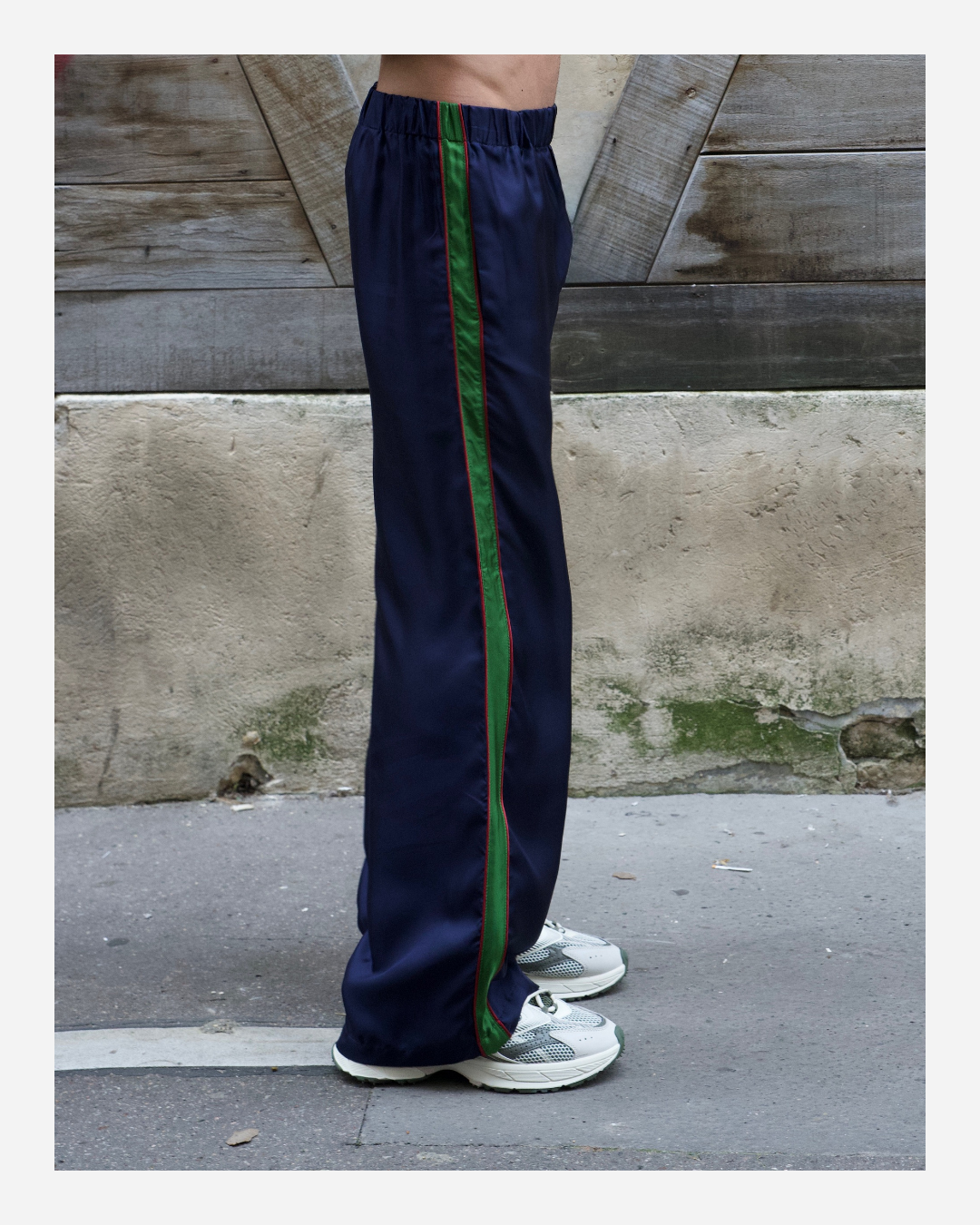 ABBY PANTS IN INDIGO BLUE/GREEN