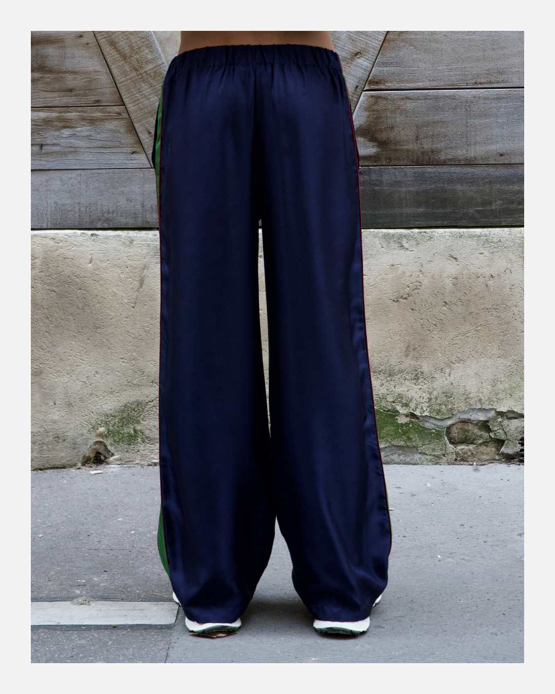 ABBY PANTS IN INDIGO BLUE/GREEN