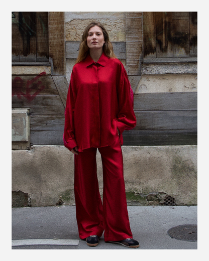 ABBY PANTS IN RED/PINK