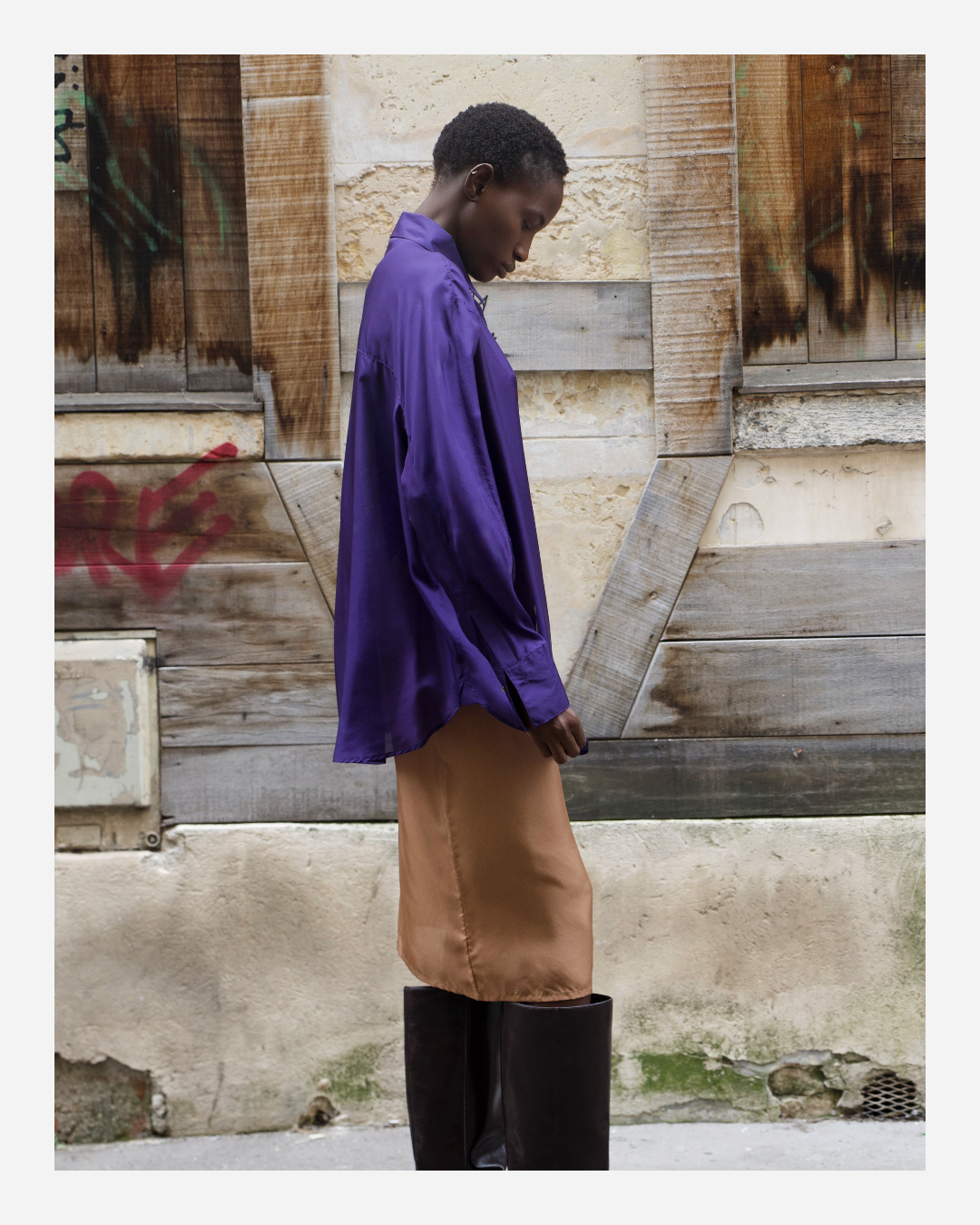HAILEY SHIRT IN PURPLE