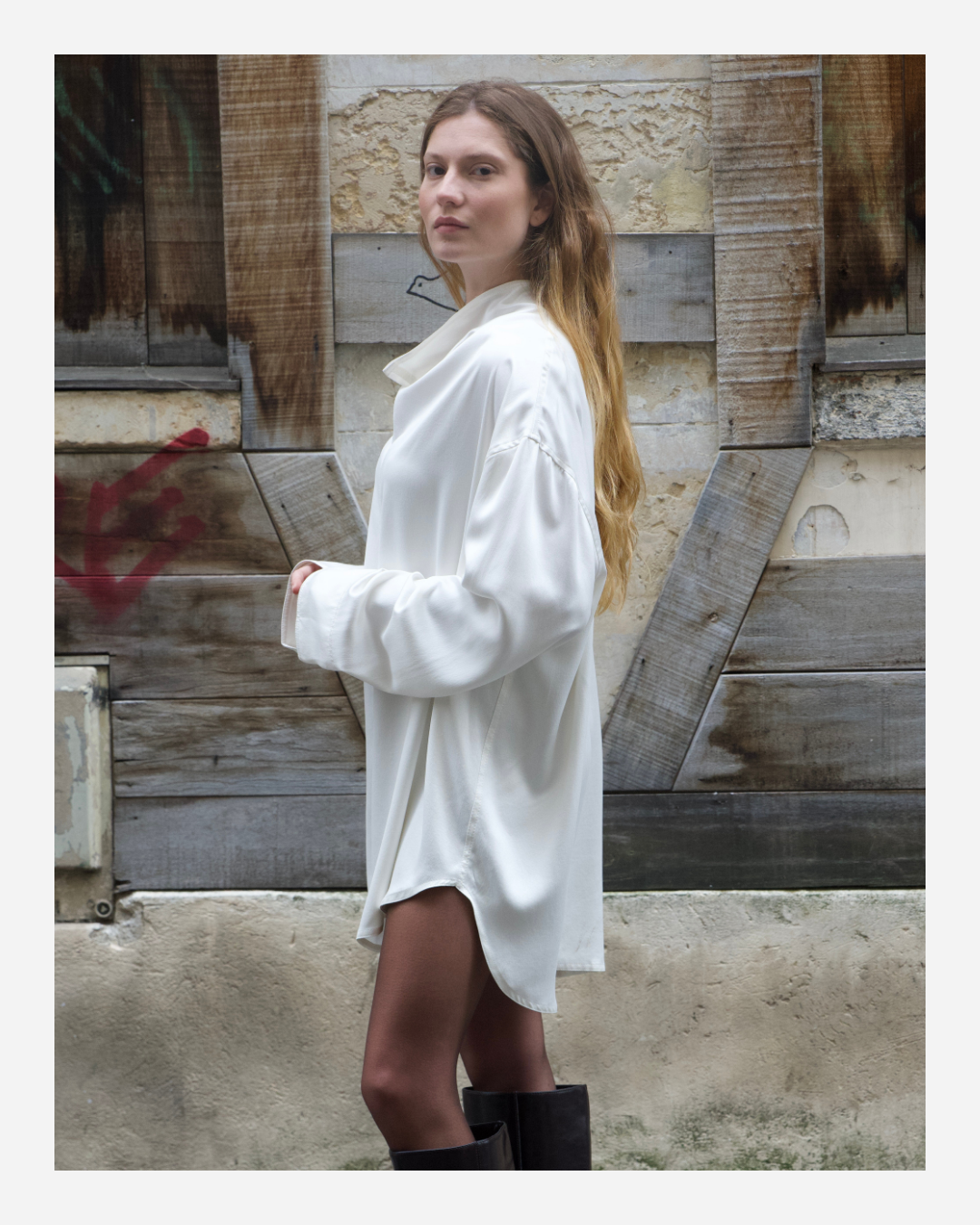 DIANA BLOUSE IN PURE WHITE