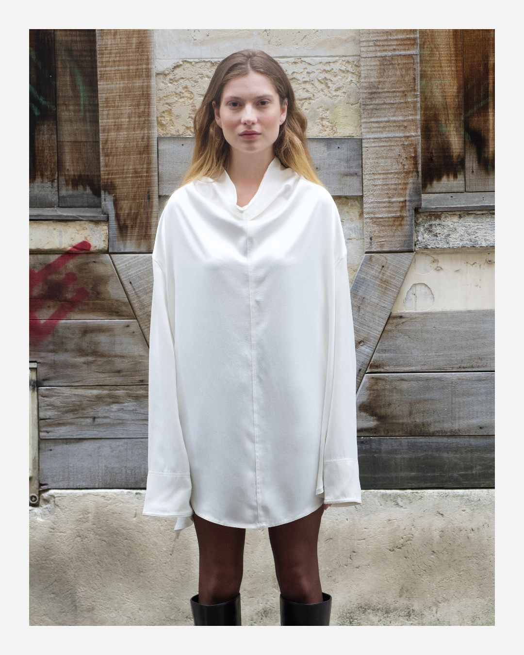 DIANA BLOUSE IN PURE WHITE