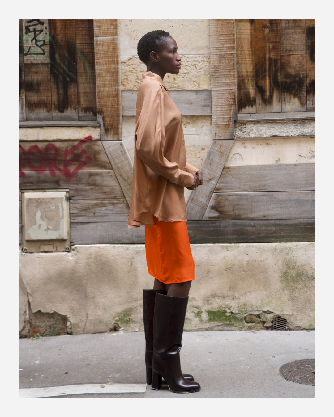 KATE SKIRT IN ORANGE