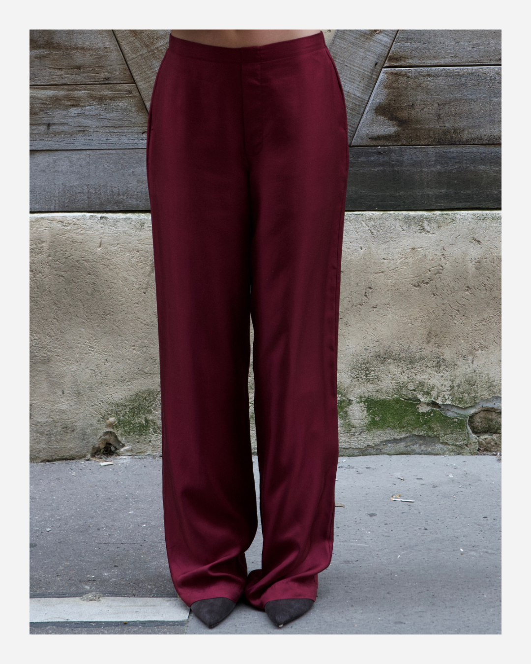 YORK TROUSERS IN MERLOT