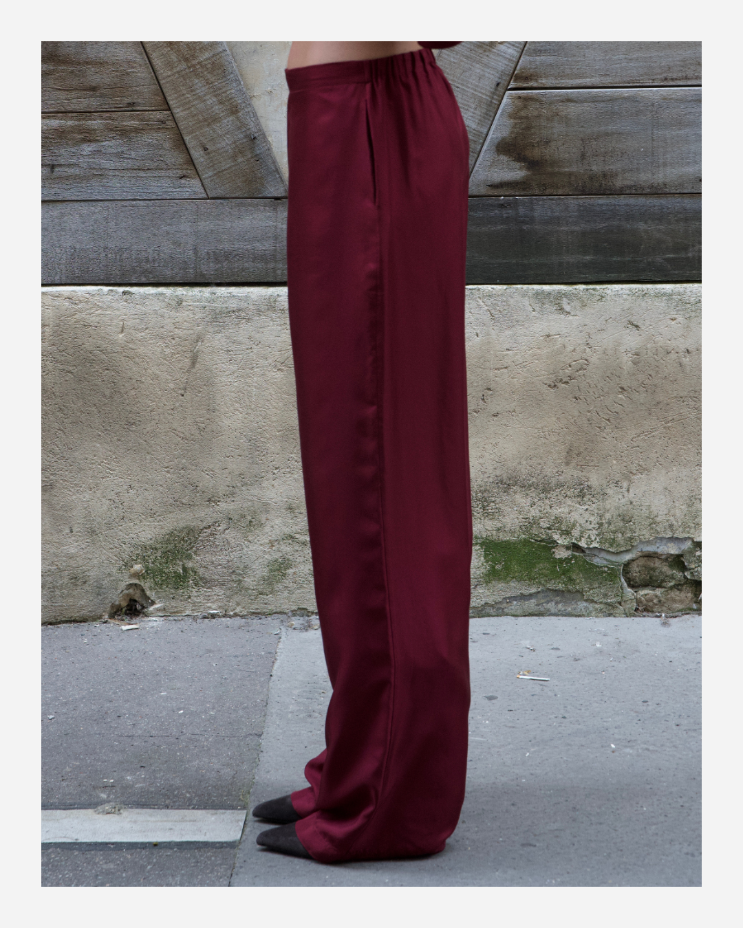 YORK TROUSERS IN MERLOT