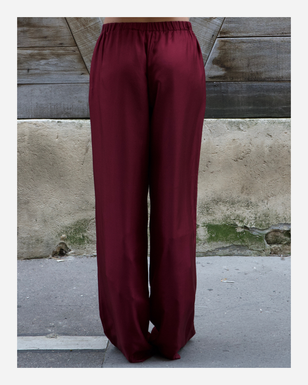 YORK TROUSERS IN MERLOT