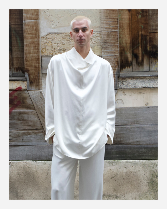 DIANA BLOUSE IN PURE WHITE