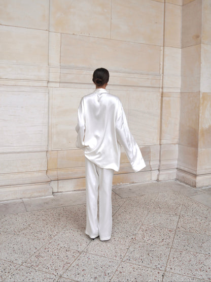 EDEN TROUSERS IN PURE IVORY