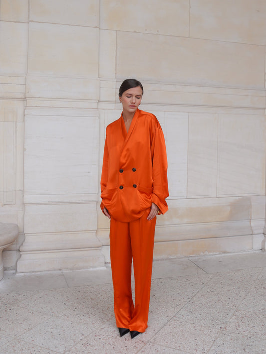 EDEN TROUSERS IN PURE ORANGE