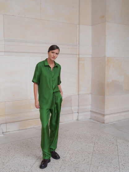 RYDER TROUSERS IN GRASS GREEN