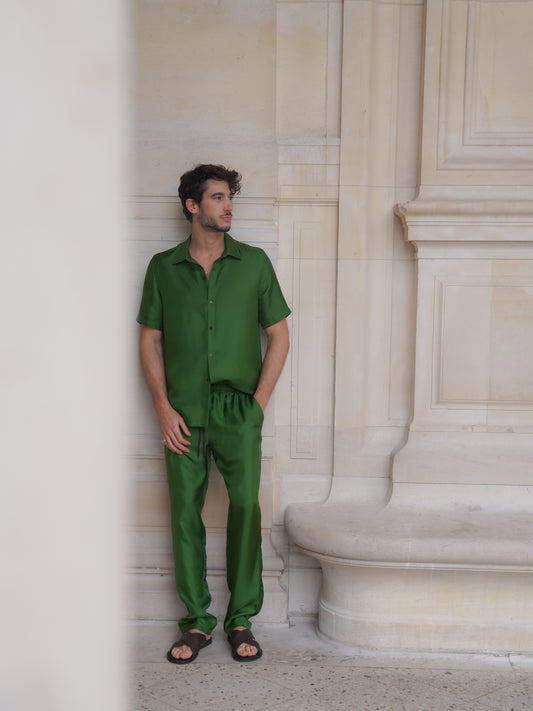 RYDER TROUSERS IN GRASS GREEN