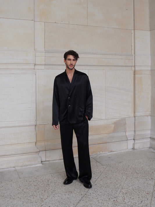 YORK TROUSERS IN PURE BLACK
