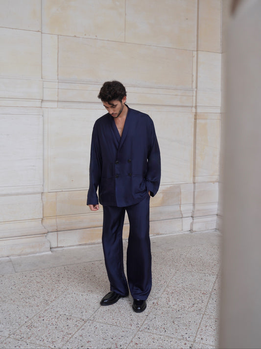YORK TROUSERS IN OXFORD BLUE
