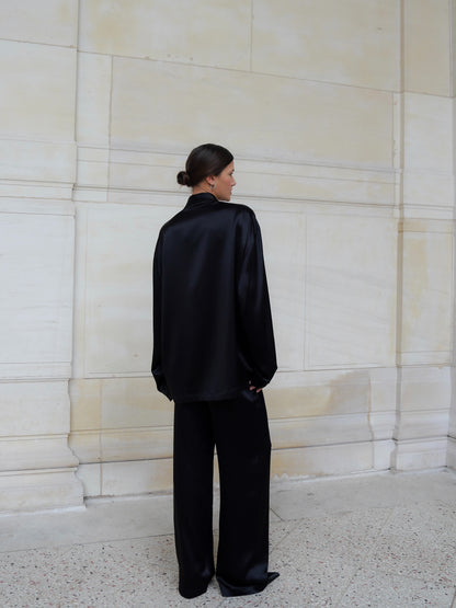 YORK TROUSERS IN PURE BLACK