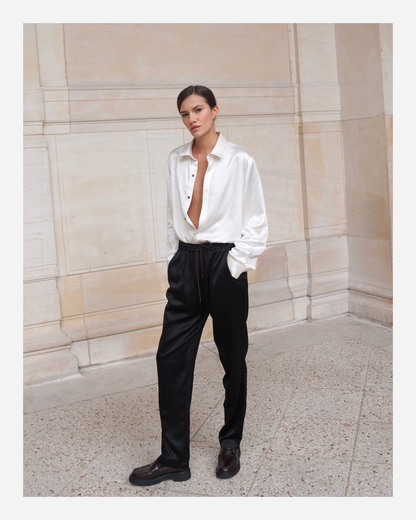 RYDER TROUSERS IN PURE BLACK