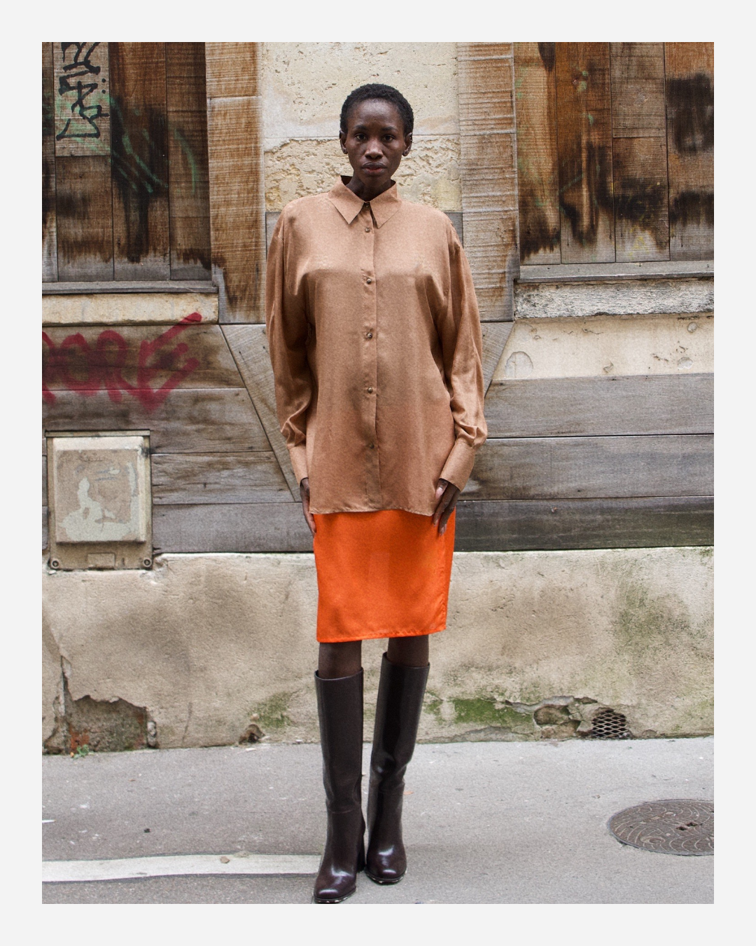 KATE SKIRT IN ORANGE