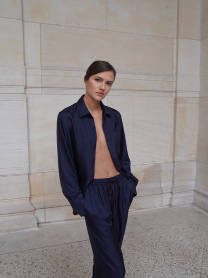 RYDER TROUSERS IN OXFORD BLUE